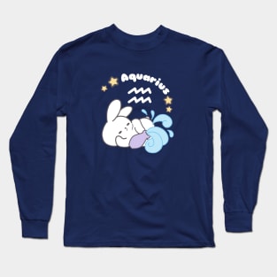 Aquarius Loppi Tokki Bunny Zodiac Series Long Sleeve T-Shirt